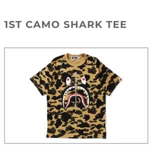 A Bathing Ape 1st Camo Shark Tee